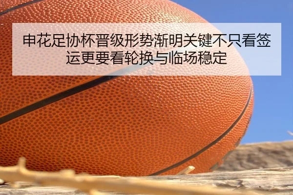 申花足协杯晋级形势渐明关键不只看签运更要看轮换与临场稳定 | kaiyun